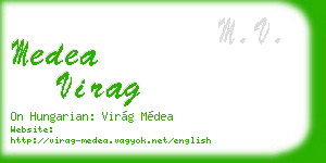 medea virag business card
